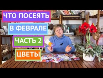 УСПЕЙТЕ ПОСЕЯТЬ ЭТИ ЦВЕТЫ В ФЕВРАЛЕ НА РАССАДУ!
